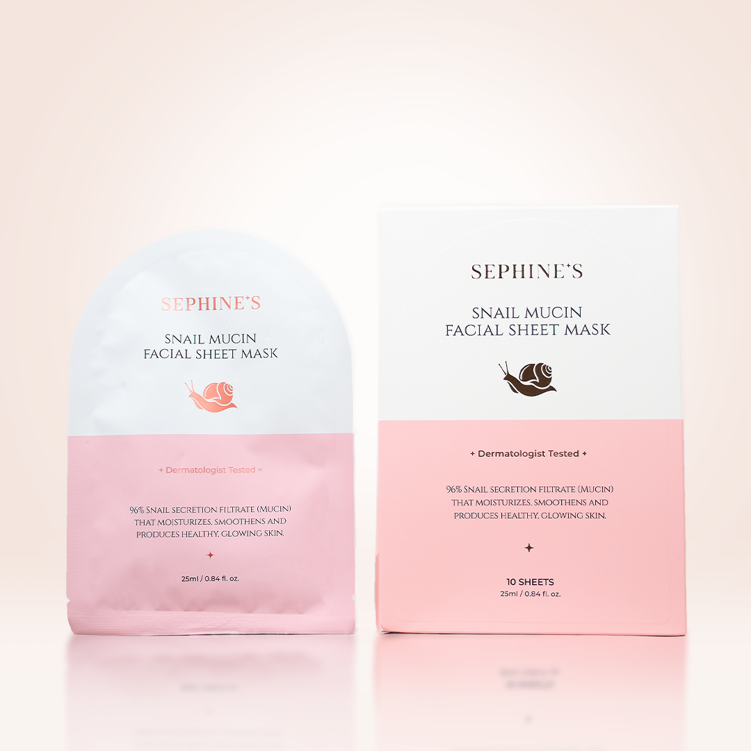 Snail Mucin Face Mask – Youthful Glow Mucin Facial Sheet Mask