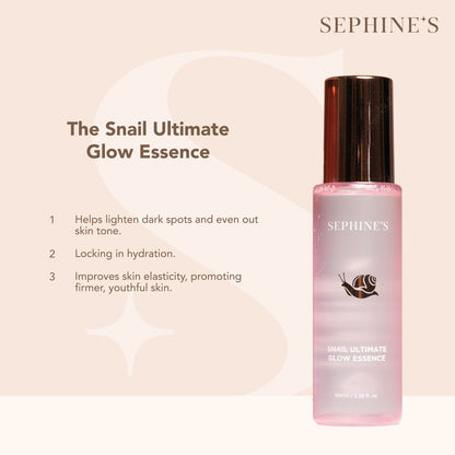 Snail Ultimate Glow Essence – Hydrating & Brightening